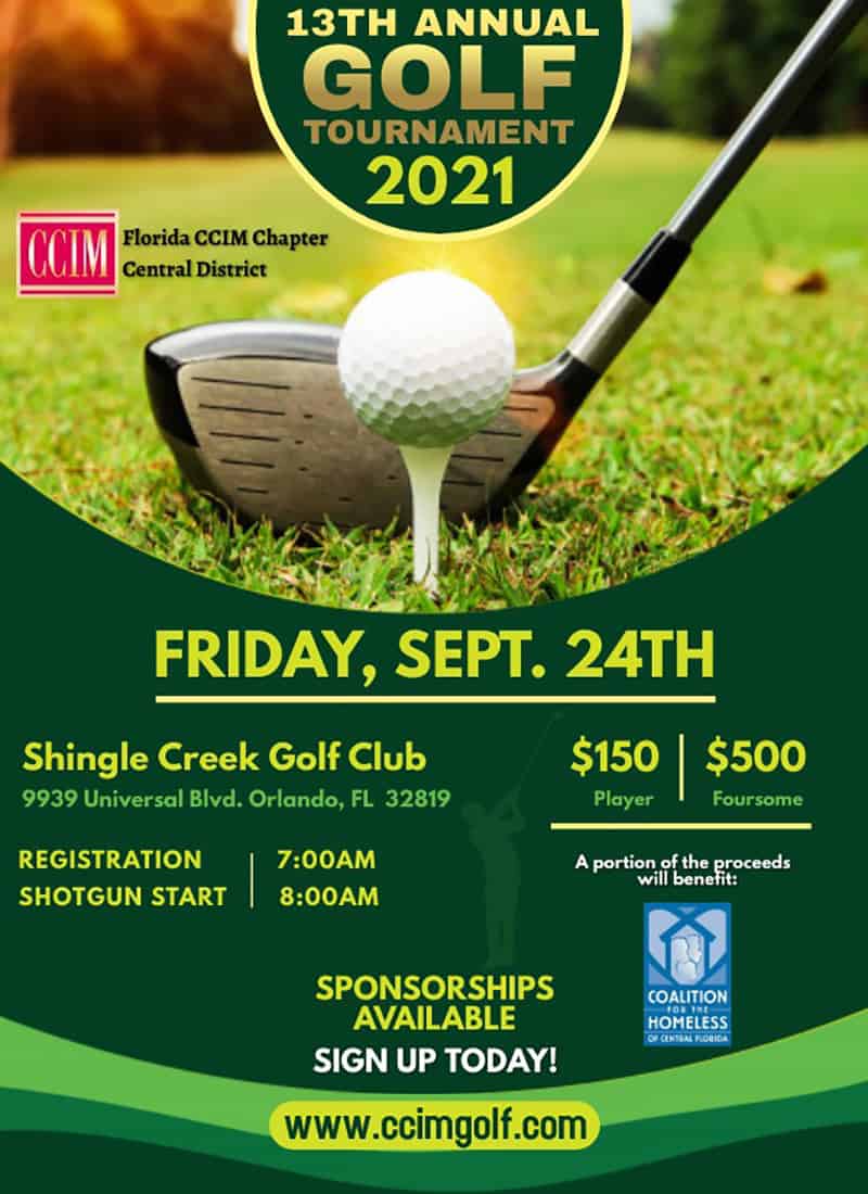 CENTRAL District 13th Annual Golf Tournament | Florida CCIM Chapter